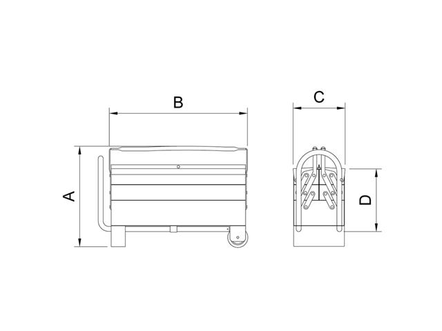 Caixa de Ferramentas Sanfonada Tramontina PRO Cargobox com 65 Peças - 9