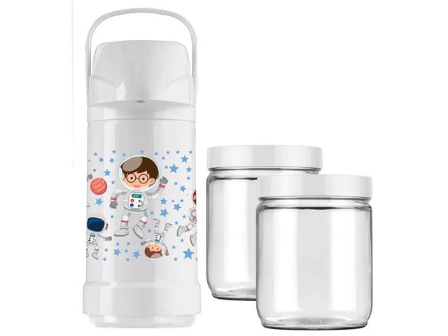 Kit Invicta Garrafa Glt Pressão Serv + 2 Potes 0,75ml – Astronauta
