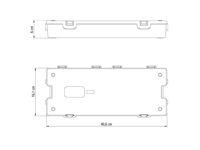 Organizador Plástico Tramontina para Ferramentas 16 Polegadas - 1