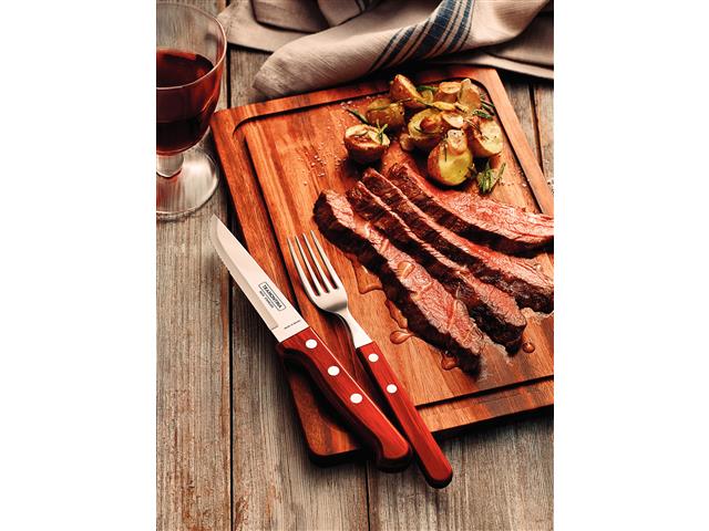 Conjunto para Churrasco Tramontina Polywood Vermelho - 12 Peças - 1