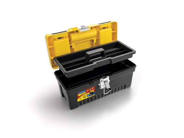 Caixa Plástica para Ferramentas Tramontina com Bandeja Removível 13'' - 1