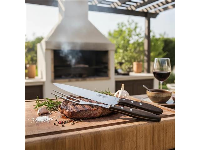 Jogo para Churrasco Tramontina Polywood Inox - 2 Peças - 4