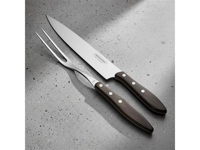 Jogo para Churrasco Tramontina Polywood Inox - 2 Peças - 7