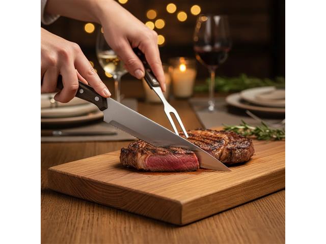 Jogo para Churrasco Tramontina Polywood Inox - 2 Peças - 9