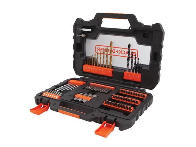 Jogo de Furar e Parafusar 76 Peças A7231-XJ BLACK+DECKER - 1