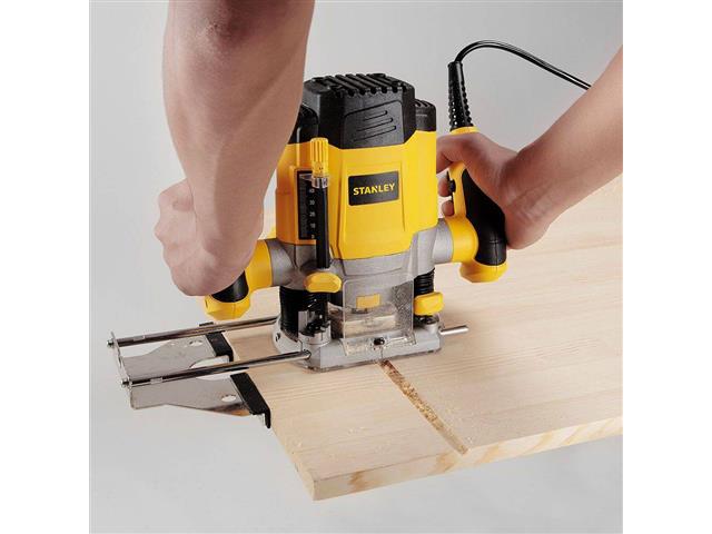 Tupia Elétrica de Coluna Profissional Stanley 1200W com 6 Fresas 220V - 2