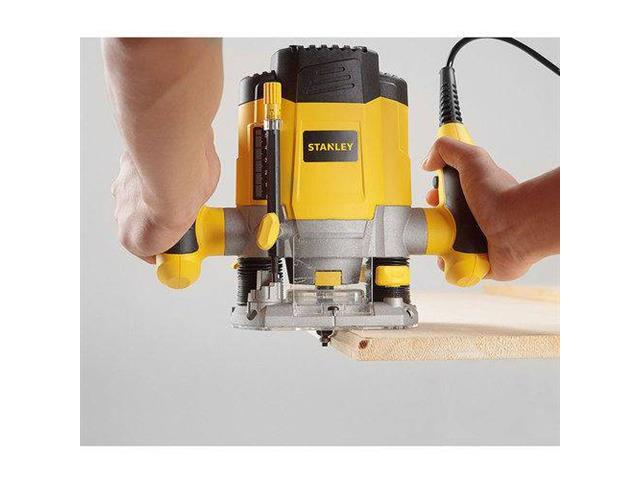 Tupia Elétrica de Coluna Profissional Stanley 1200W com 6 Fresas 220V - 3