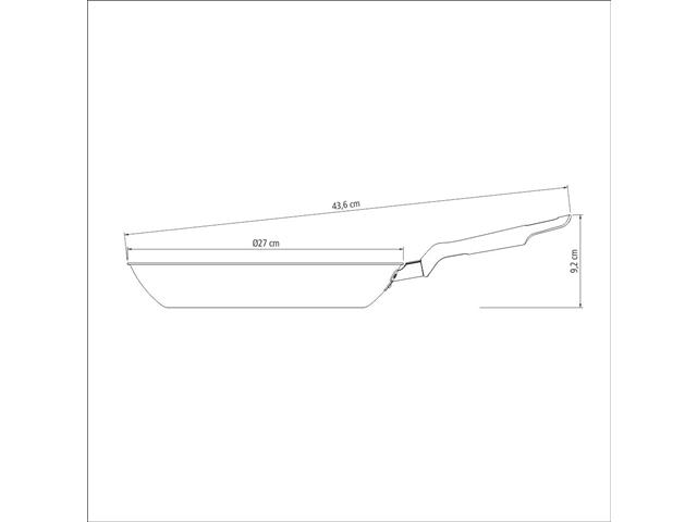 Frigideira em Alumínio Tramontina Bergamo Vermelha Ø 26 cm - 4