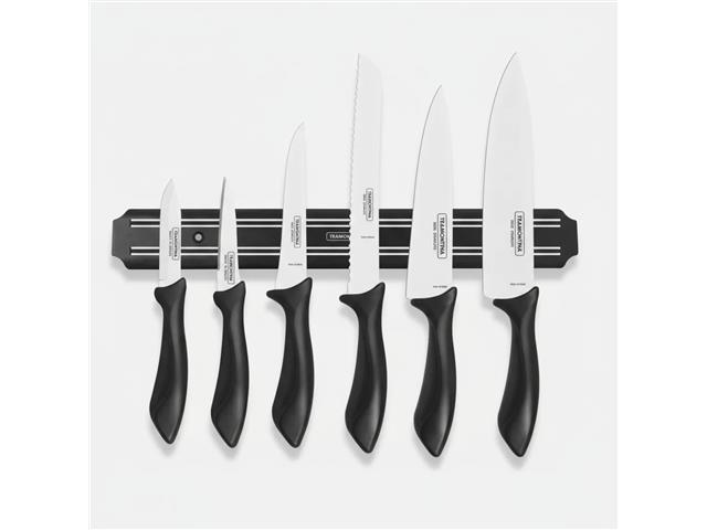 Jogo de Facas Tramontina Affilata Preta 7 Peças - 6