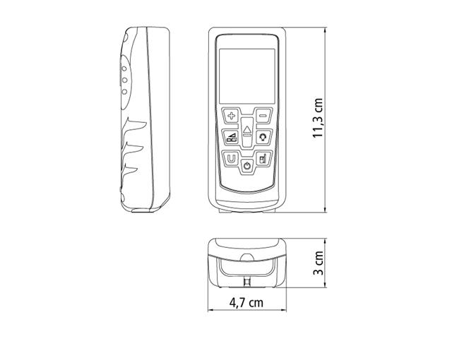 Medidor de Distância à Laser Tramontina Alcance 40 Metros - 2