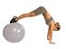 Bola de Ginástica Gym Ball Acte T9-55 com Bomba de Ar Prata 55cm - 1