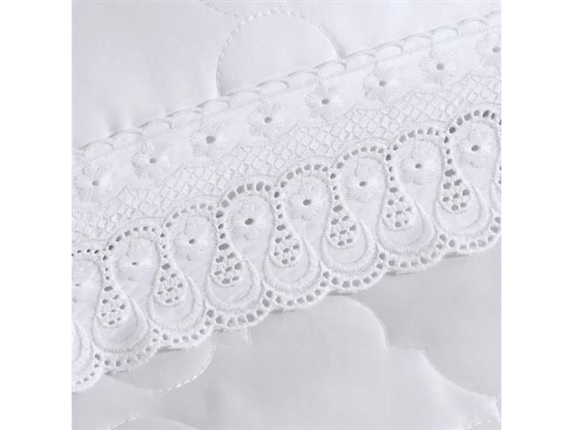 Jogo de Cama King Buettner 300 Fios Renascença 4 Peças Branco - 1