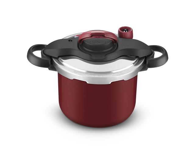 Panela de Pressão Rochedo Clipso Revestida Vermelha 4,5 Litros - 1