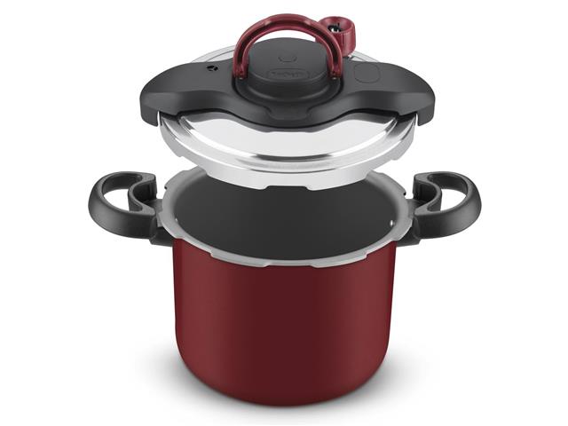 Panela de Pressão Rochedo Clipso Revestida Vermelha 4,5 Litros - 2