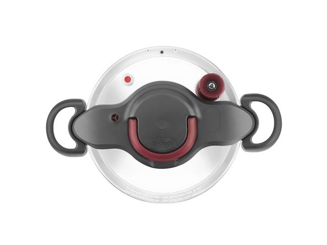 Panela de Pressão Rochedo Clipso Revestida Vermelha 4,5 Litros - 4