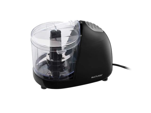 Mini Processador de Alimento Multilaser Lâmina em Inox Preto 100W 110V - 1
