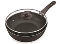 Frigideira Fortaleza Wok Black com Tampa de Vidro 24"