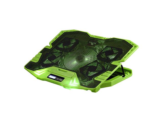 Cooler Gamer para Notebook Multilaser Warrior AC292 com Led Verde