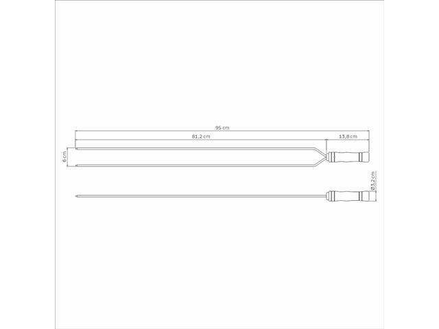 Espeto Duplo Tramontina para Churrasco 95cm - 3