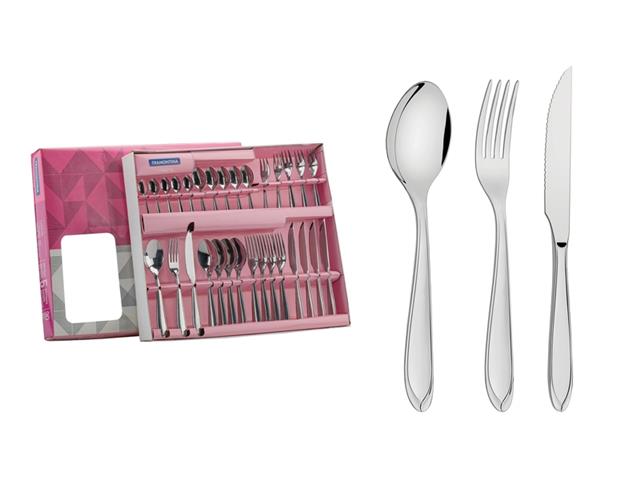 Faqueiro Tramontina Laguna com Facas para Churrasco em Aço Inox 30 pçs - 6