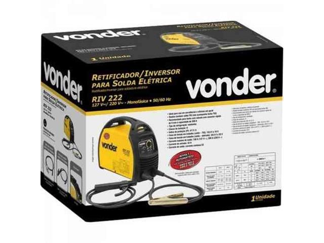 Inversor para Solda Elétrica Vonder RIV222 com Display Digital Bivolt - 2