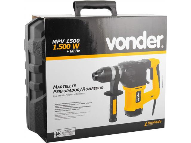 Martelete Perfurador Rompedor Vonder MPV 1500W 220V - 3