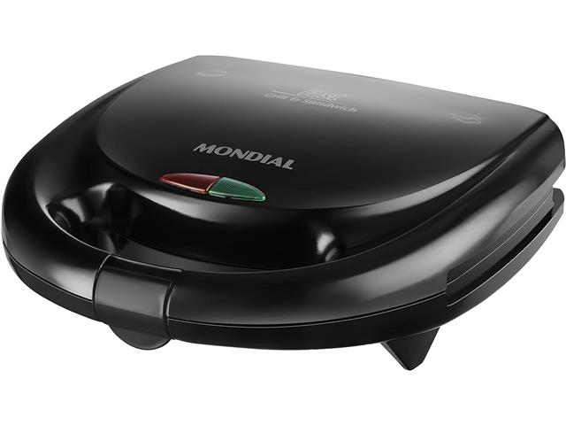 Sanduicheira Mondial S-12 Fast Grill e Sandwich 750W 220V - 1