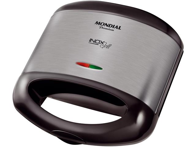 Grill e Sanduicheira Inox Mondial S-07 Premium...