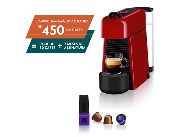 Cafeteira Nespresso Automática Essenza Plus D45 Vermelha