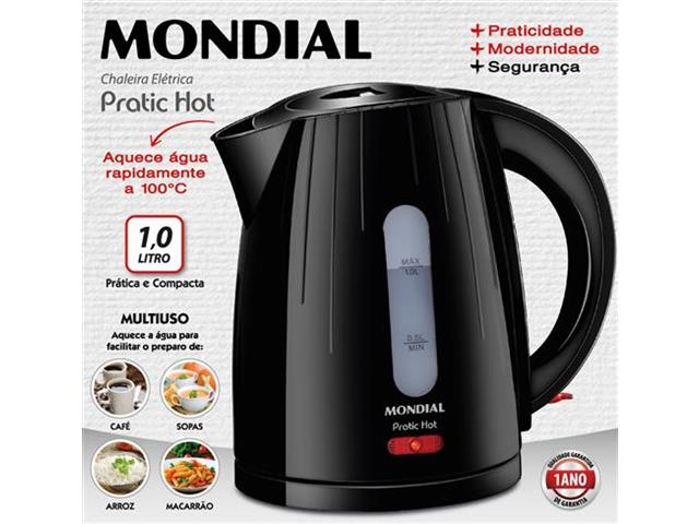 Chaleira Elétrica Mondial CE-07 1200W 220V - 1