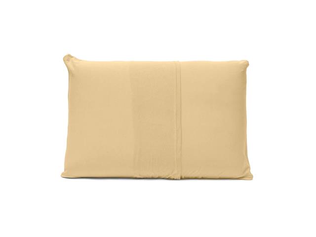 Lençol Solteiro Basic Rolinho Malha Liso Amarelo - 2