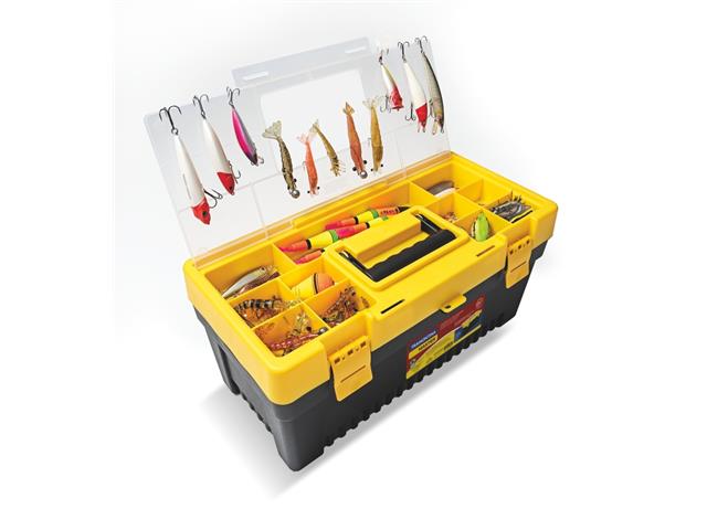 Caixa Plástica para Ferramentas Tramontina com Tampa Organizadora 20" - 1