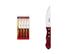 Conjunto de Facas para Churrasco Jumbo Tramontina Vermelho 4 Peças - 0