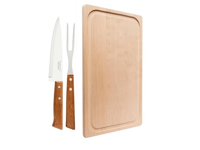 Kit de Asado Tramontina Naturale 3 piezas 
