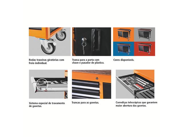 Bancada Móvel Tramontina PRO com 11 Gavetas - 1