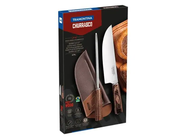 Juego para asado de acero inox 2 piezas Tramontina