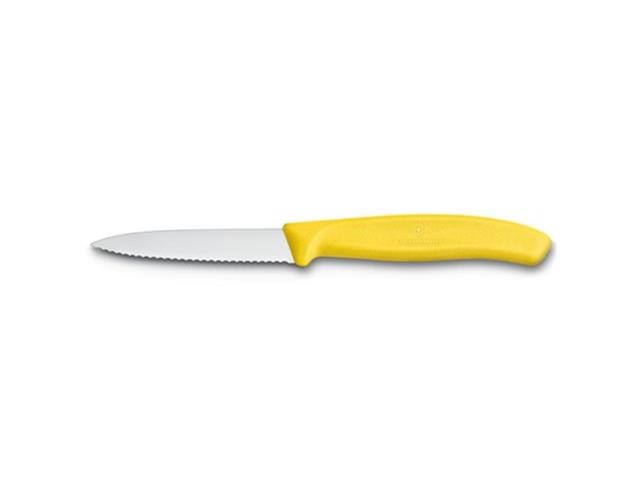 Faca Victorinox Swiss Classic Serrilhada Amarelo 8CM