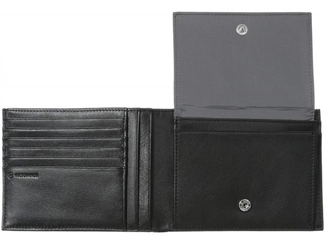 Carteira de Couro Victorinox Altius 3.0 Innsbruck Preta - 3