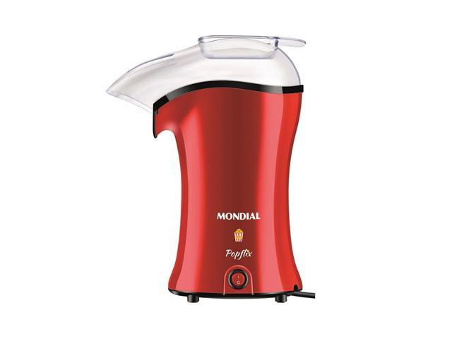 Pipoqueira Elétrica Popflix sem Óleo Vermelha 1200W Mondial - 2