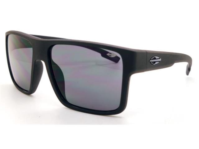Óculos de Sol Masculino Mormaii Macau Preto Fosco Lente Cinza