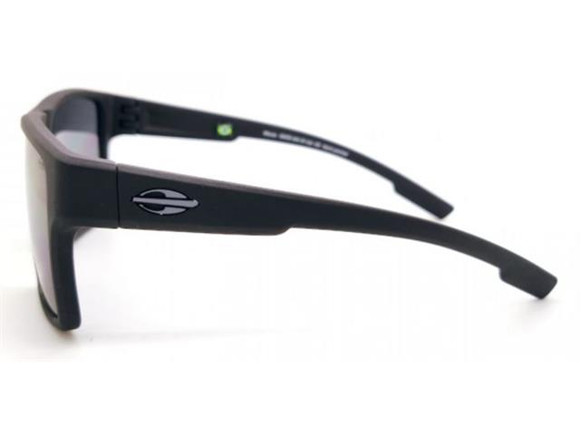 Óculos de Sol Masculino Mormaii Macau Preto Fosco Lente Cinza - 2