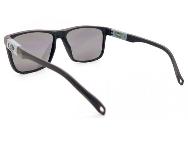 Óculos de Sol Masculino Mormaii Tokyo Preto Fosco Lente CinzaEspelhada - 1