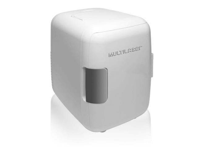 Mini Geladeira Multilaser 4L 6 Latas de 350ML Cabo DC Branca - 1