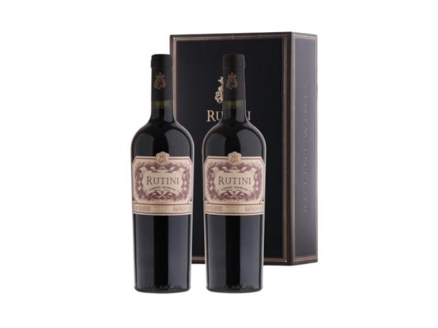 Estuche Rutini Blend Cabernet Malbec x2