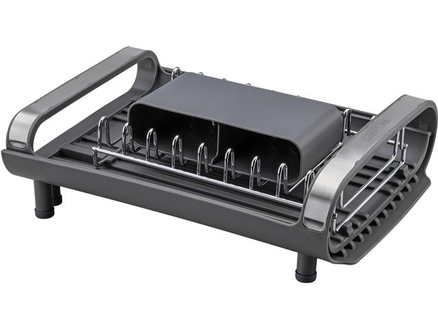 Escorredor de Louça Tramontina Compacto com Porta Talheres Grafite - 3