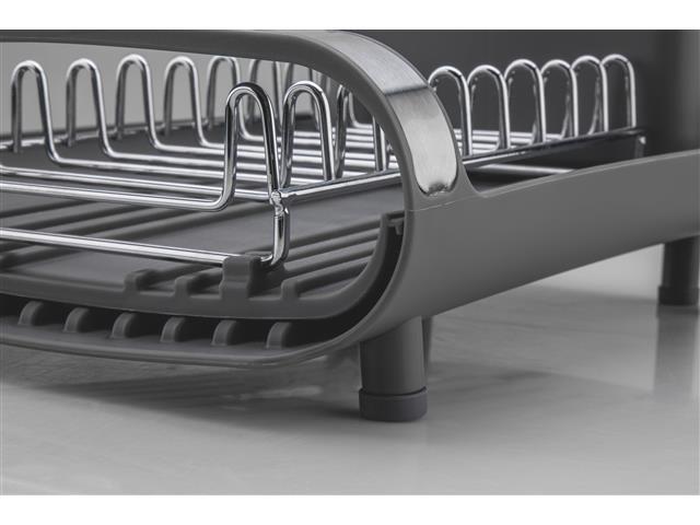 Escorredor de Louça Tramontina Compacto com Porta Talheres Grafite - 5