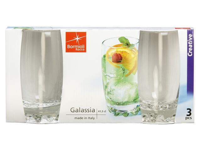 Conjunto de Copos Long Drink 415ML Galassia 3 Peças - 1