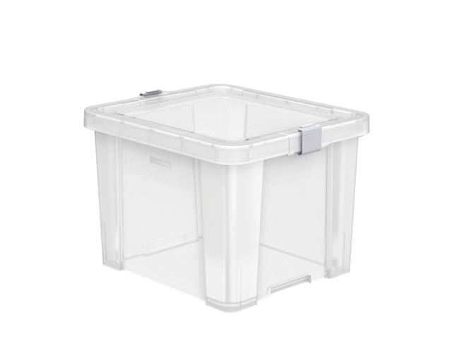 Caixa Organizadora Tramontina Office 30 Litros Transparente - 1