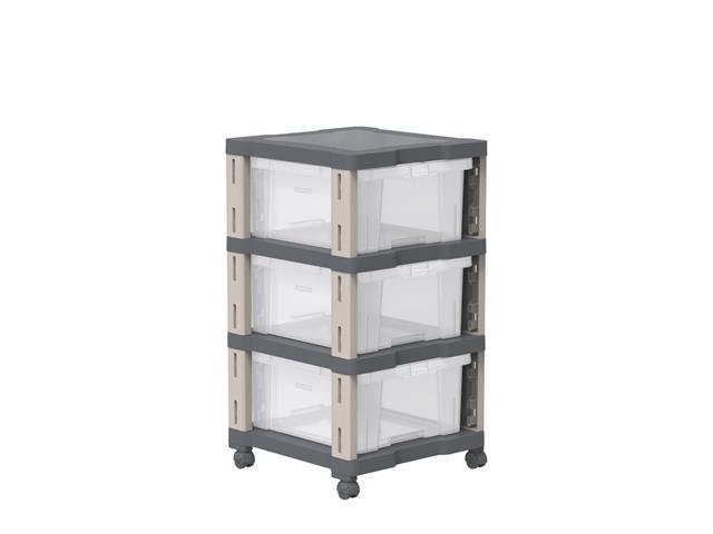 Gaveteiro Tramontina Office Basic em Polipropileno com 3 Gavetas - 1