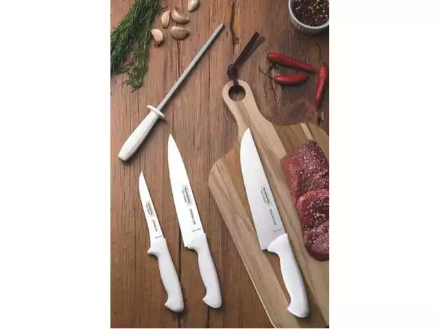 Juego de cuchillos Tramontina 4 pzas Premium Blanco